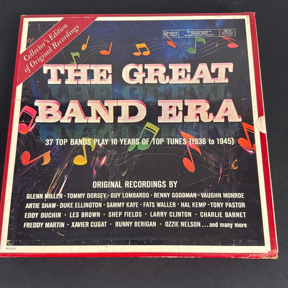 Vintage Reader’s Digest Record Album Set ‘The Great Band Era’ 10 Albums +1